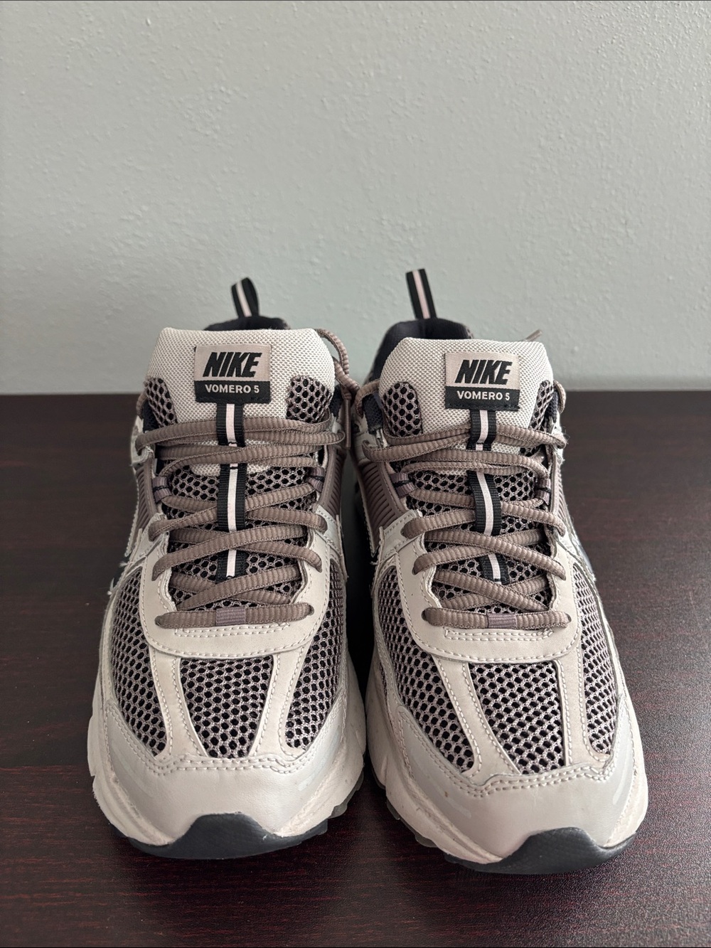 Nike Vomero Kids Beige and Brown Mesh Trail Sneakers - Picture 9 of 12